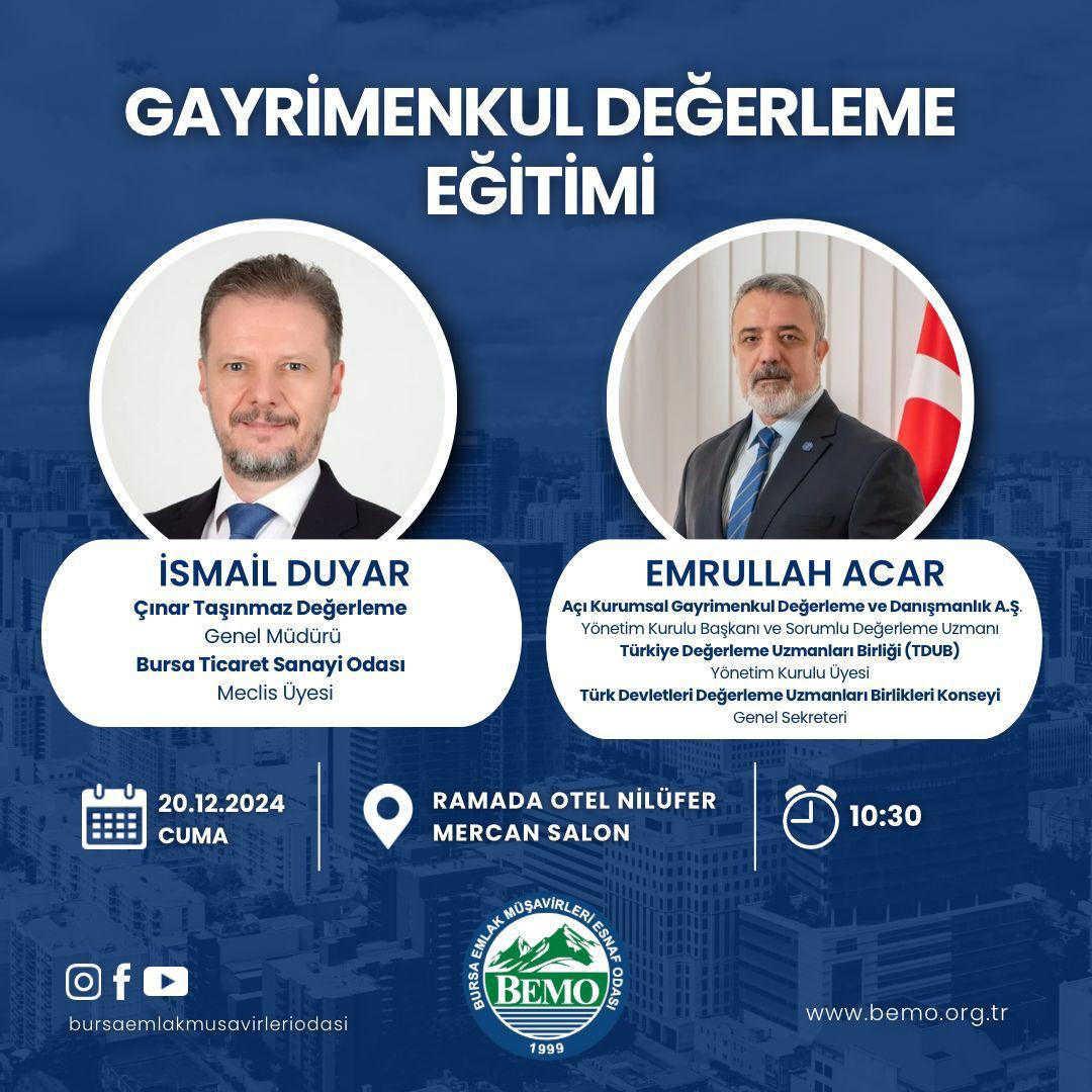 Gayrimenkul Değerleme Eğitimi