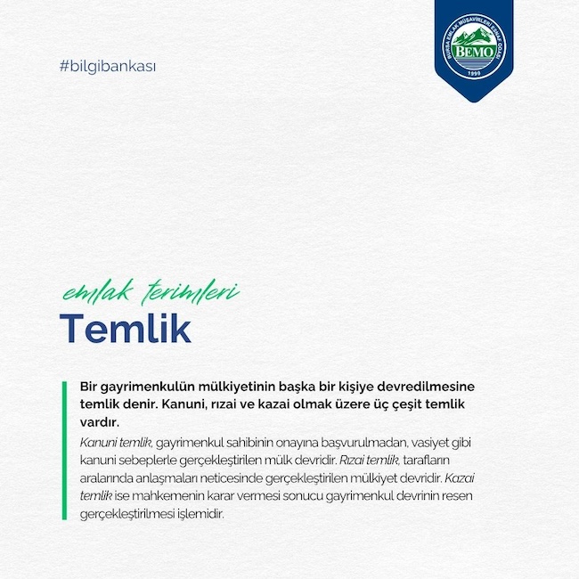Temlik Nedir?